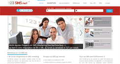 Desktop Screenshot of 123-sms.net